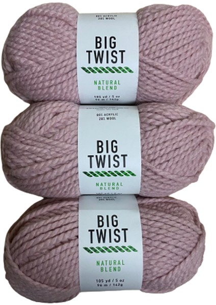 Big Twist El Örgü Ipi 3'lü Set