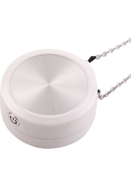 Hava Spreyi Kolye Negatif Iyon Hava Temizleme Cihazı USB Asılı Boyun Taşınabilir Ev Araba Hava Temizleyici 5 V 25DB Beyaz (Yurt Dışından)