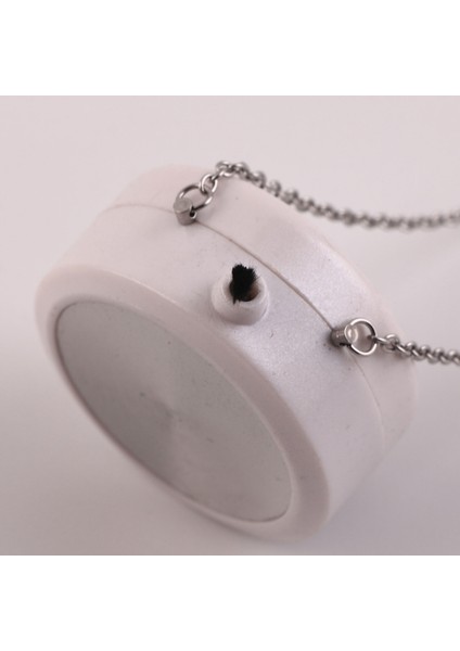 Hava Spreyi Kolye Negatif Iyon Hava Temizleme Cihazı USB Asılı Boyun Taşınabilir Ev Araba Hava Temizleyici 5 V 25DB Beyaz (Yurt Dışından)