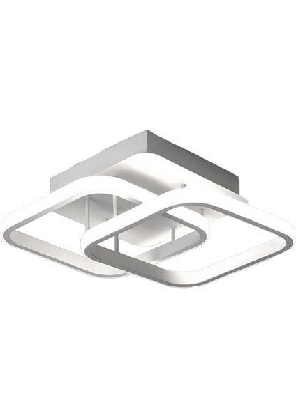 Iskandinav Tarzı Akrilik Avize Modern LED Tavan Işık Beyaz Tavan Lambası Yatak Odası, Mutfak, Koridor, Restoran (Yurt Dışından)