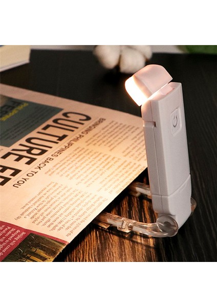 LED Kart Kitap Işığı USB Şarj Edilebilir Okuma Işığı Başucu Klipsli Ayarlanabilir Taşınabilir Yer Işareti Işığı, Siyah (Yurt Dışından) indirimleri