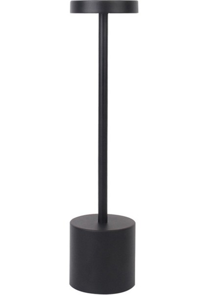 Iskandinav Masa Lambası LED Dokunmatik Masa Lambası Bar Otel Cafe Dekorasyon Masa Lambası USB Şarj Gece Lambası Siyah (Yurt Dışından)