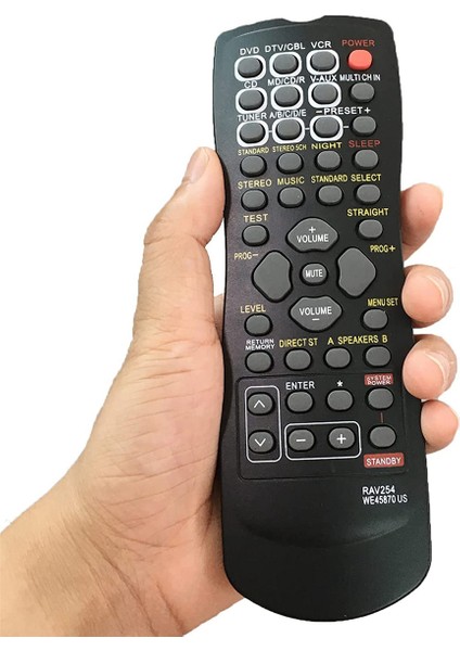 RAV254 Alıcı Için Uzaktan Kumandayı Değiştirin RX-V496 -5240 -5250 -5630 RX-V350 RX-V359 RX-V390 (Yurt Dışından) indirimleri