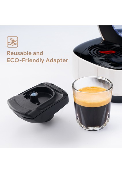 Edglumıo DG325 Makinesi Yeniden Kullanılabilir Kapsül Doldurulabilir Kahve Makinesi Espresso Kahve Için Adaptör (Yurt Dışından) fiyatları