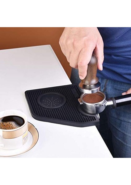 Silikon Kahve Sabotaj Mat Siyah Espresso Için Kahve Olmayan Toz Pedi 14X12.3CM (Yurt Dışından) fiyatları