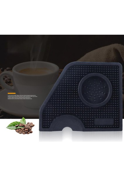 Silikon Kahve Sabotaj Mat Siyah Espresso Için Kahve Olmayan Toz Pedi 14X12.3CM (Yurt Dışından) indirimleri