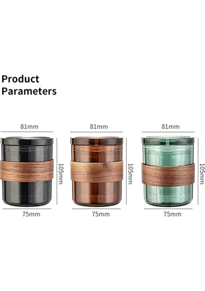 Taşınabilir 3-In-1 El Dökün Cezve Seti Taşınabilir Filtre Filtreli Fincan Filtre Seyahat Kahve El Dökün Fincan, Yeşil-Şeffaf (Yurt Dışından) fiyatları