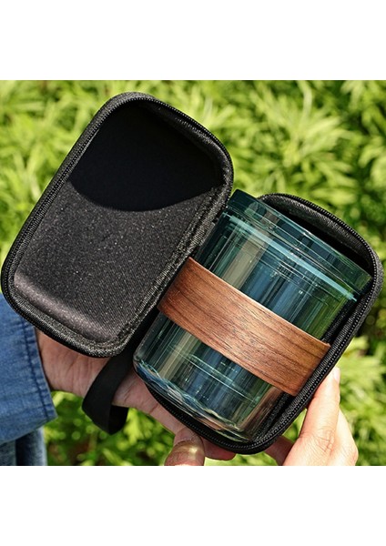 Taşınabilir 3-In-1 El Dökün Cezve Seti Taşınabilir Filtre Filtreli Fincan Filtre Seyahat Kahve El Dökün Fincan, Yeşil-Şeffaf (Yurt Dışından) indirimleri