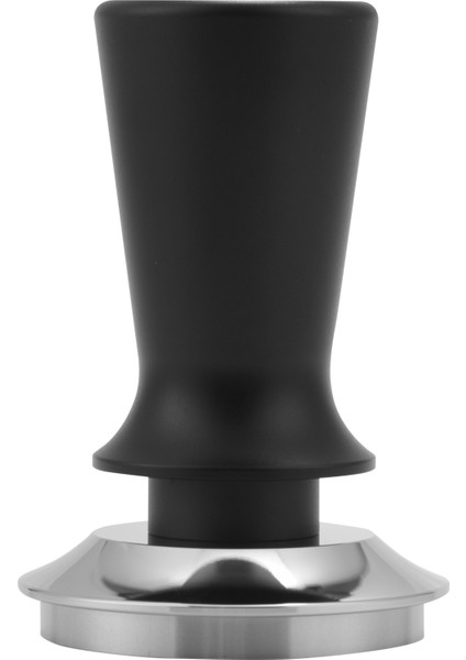 53MM Sabit Basınç Kalibre Edilmiş Kahve Espresso Sabotaj Barista Espresso Düz Tabanlı Kahve Çekirdeği Basın Sabotaj, Siyah (Yurt Dışından)