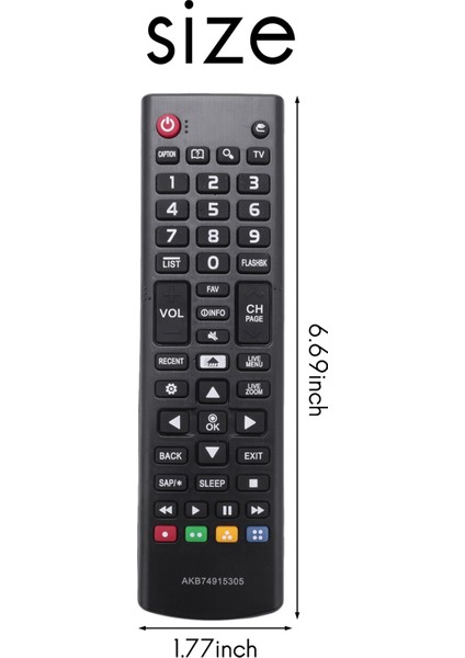 AKB74915305 Televizyon Uzaktan Kumanda Lg Akıllı Tv 43UH6030 43UH610 43UH6100 43UH6100UH 50UH6300UA 65UH8500 (Yurt Dışından) fırsatları