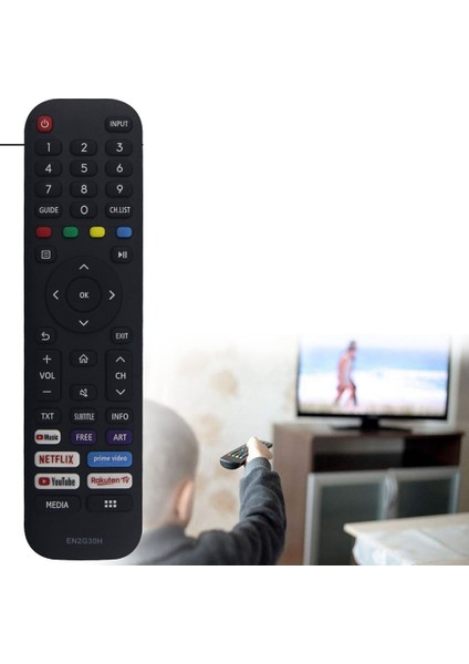 Vu 4K UHD LED Akıllı Tv Uzaktan Kumanda EN2G30H EN2N30H EN2Q30H EN2B30H 55A7300F 55A7500F EN2A30 EN2P30H (Yurt Dışından) modelleri