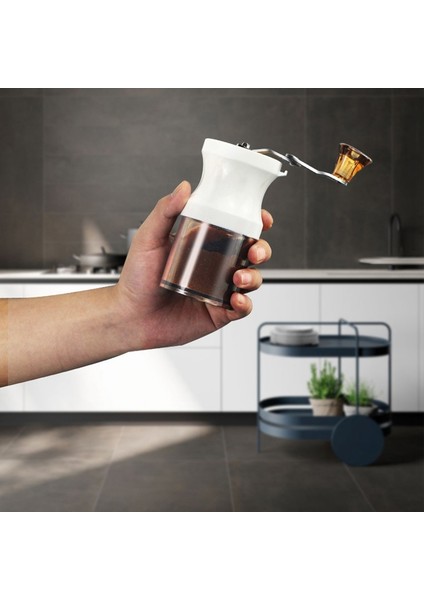 El Kahve Değirmeni Ev Küçük Kahve Değirmeni Mini Taşınabilir Yıkanabilir Manuel Öğütücü Siyah (Yurt Dışından) fiyatları