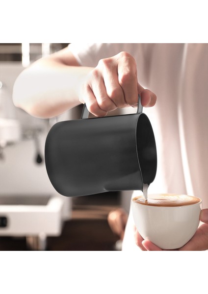 Paslanmaz Çelik Süt Köpürtme Sürahi 12 Oz Kahve Çalkalayıcı Duster Şeker Tozu Kakao Elek Cappuccino Kahve Şablonu (Yurt Dışından) modelleri