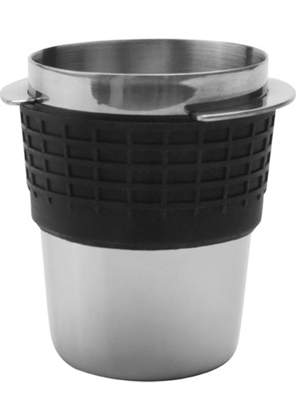 58MM Kahve Dozaj Fincan Koklama Kupa Espresso Makinesi Için Aşınmaya Dayanıklı Paslanmaz Çelik Kahve Dozaj Fincan-Gümüş (Yurt Dışından)