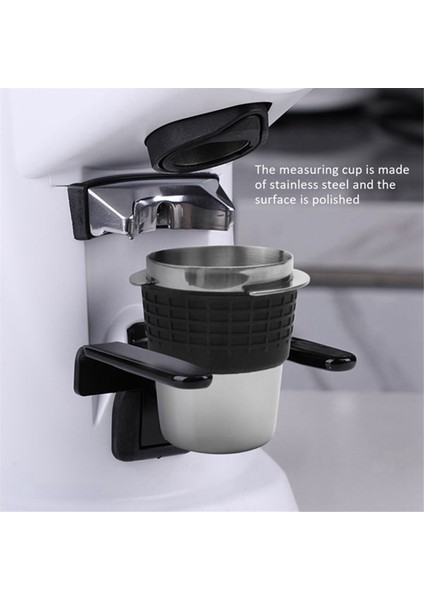 58MM Kahve Dozaj Fincan Koklama Kupa Espresso Makinesi Için Aşınmaya Dayanıklı Paslanmaz Çelik Kahve Dozaj Fincan-Gümüş (Yurt Dışından)