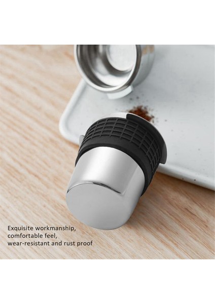 58MM Kahve Dozaj Fincan Koklama Kupa Espresso Makinesi Için Aşınmaya Dayanıklı Paslanmaz Çelik Kahve Dozaj Fincan-Gümüş (Yurt Dışından)