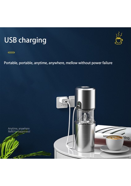 Kahve Çekirdeği Öğütücü Şarj Edilebilir Kahve Makinesi Elektrikli Kahve Değirmeni Elektrikli Fındık Fasulye Baharat Mutfak Aracı (Yurt Dışından) indirimleri