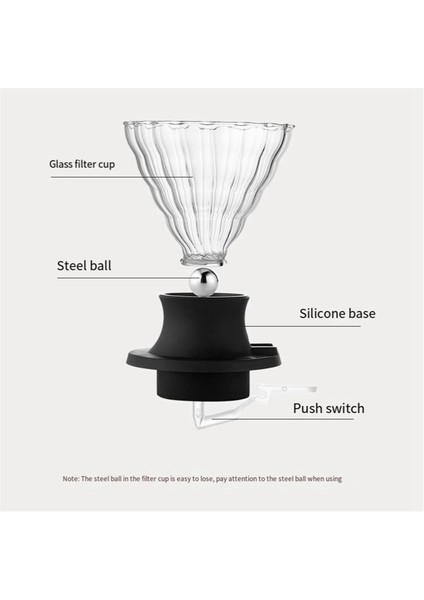 Cam Cezve Akıllı Fincan Kahve Filtreli Fincan, 1pc Akıllı Fincan ve 100 Adet Filtre Kağıdı (Yurt Dışından) modelleri