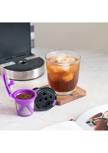 -4 Siyah Için Yeniden Kullanılabilir Kahve Kapsülleri Kupası Için Yeniden Kullanılabilir Kahve Filtre Bölmeleri Için Doldurulabilir K Bardaklar (Yurt Dışından) indirimleri