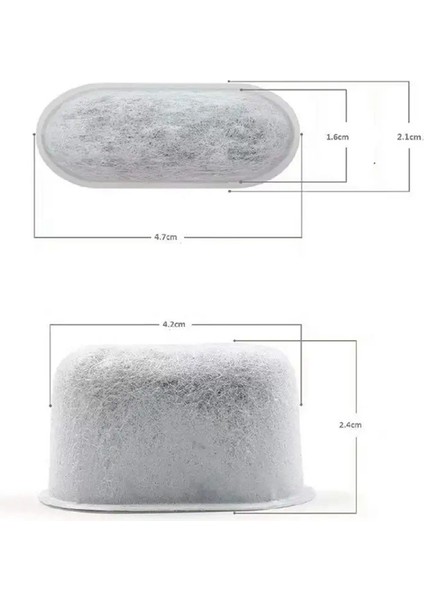 Kahve Makineleri Için 10 Adet Yedek Aktif Kömür Su Filtreleri (Yurt Dışından) modelleri