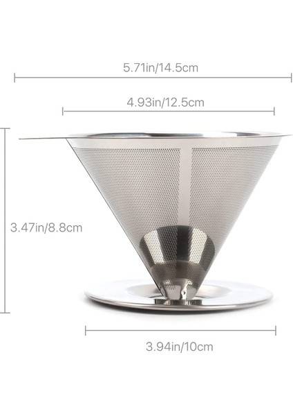 Kahve Damlatıcı Üzerine Dökün Yeniden Kullanılabilir Damlama Konisi Kahve Filtresi Taşınabilir Kahve Makinesi Üzerine Dökün Ev Ofis Kamp (Yurt Dışından) modelleri