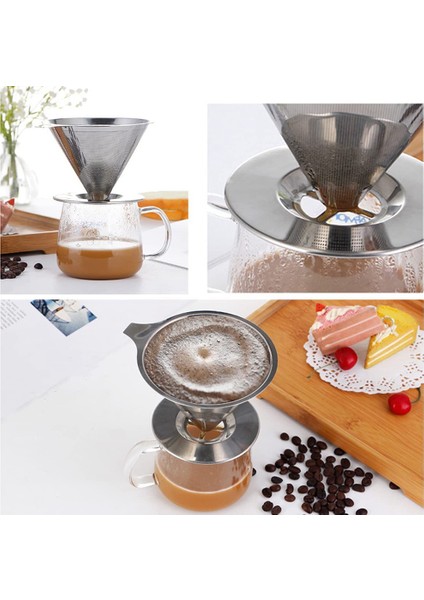 Kahve Damlatıcı Üzerine Dökün Yeniden Kullanılabilir Damlama Konisi Kahve Filtresi Taşınabilir Kahve Makinesi Üzerine Dökün Ev Ofis Kamp (Yurt Dışından) fırsatları