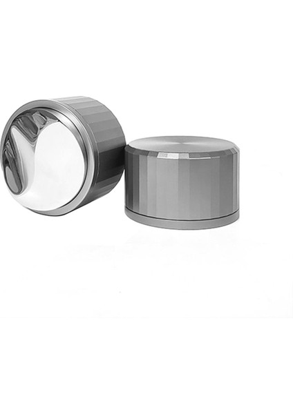 Kahve Dolum Tozu Sabotajı, Kahve Tozu Tozu Çekici, 58MM Kendiliğinden Düşen Yerçekimi Tozu Sabotajı Gri ve Gümüş B (Yurt Dışından)