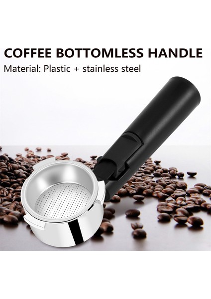 Profesyonel Kahve Makinesi Aksesuarı Için 51MM Paslanmaz Çelik Dipsiz Kahve Portafiltre (Yurt Dışından) indirimleri