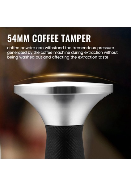 2'si 1 Arada 53,3 mm Espresso Sabotaj ve Wdt Aracı, Karıştırıcılı Kahve Sabotajı, Paslanmaz Çelik Espresso Baskı Aracı (Siyah) (Yurt Dışından) fırsatları
