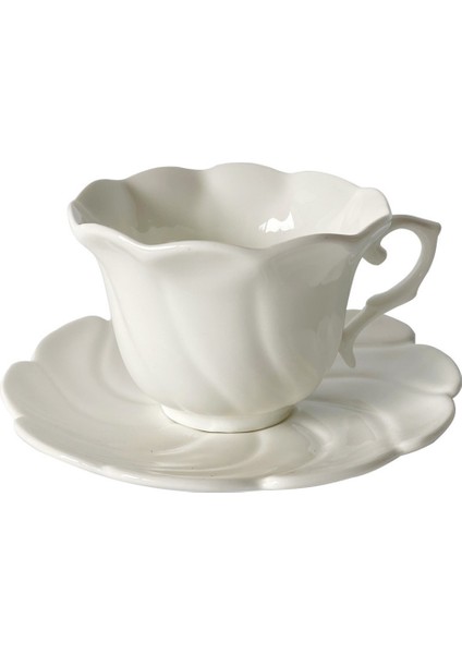 Avrupa Retro Seramik Kupa Kahve Fincanı Ingilizce Ikindi Çayı Seramik Kahve Fincan ve Çay Tabağı Seti Mini Kahve Fincanı B (Yurt Dışından)
