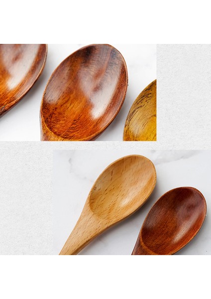 Adet Japon Çevre Dostu Uzun Saplı Kaşık Yemek Kaşığı Kahve Kaşığı Yuvarlak Saplı Mutfak Karıştırma (Yurt Dışından) modelleri