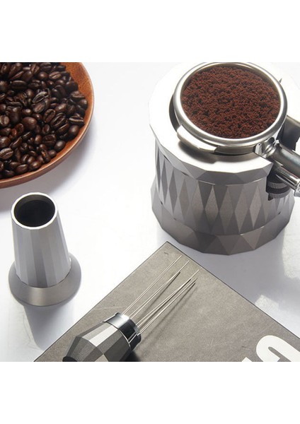 Paslanmaz Çelik Iğne Kahve Karıştırıcı Dağıtıcı Eşitleyici Aracı Iğne Tipi Kahve Tozu Dağıtıcı Saplı Gümüş (Yurt Dışından) modelleri