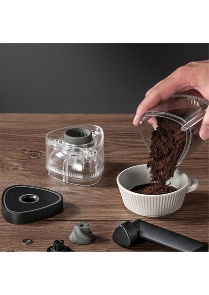 Manuel Kahve Öğütücü, Kahve Çekirdekleri ve Baharatlara Uygun Koni Değirmeni, Ayarlanabilir Espresso Öğütücü 25G Hazne (Yurt Dışından) fırsatları