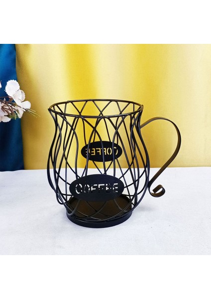 Evrensel Kahve Kapsül Depolama Sepeti Kahve Fincanı Sepeti Kahve Pod Organizatör Tutucu Siyah Ev Cafe Otel Için (Yurt Dışından) fiyatları