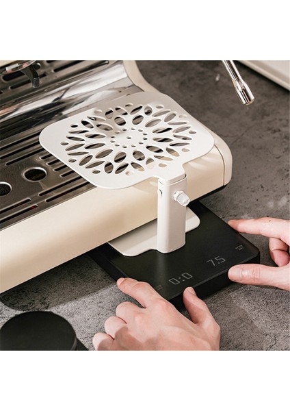 Kahve Makinesi Elektronik Terazi Braketi, Ekstraksiyon ve Tartım Ayarlı Braket, Kahve Tartım Sehpası (Beyaz 1) (Yurt Dışından) fırsatları