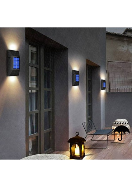 Güneş Bahçe Duvarı Işık Açık Su Geçirmez Güneş LED Lamba Hareket Sensörü 2200 Mah 2 Mod Güvenlik Yard Siyah Kabuk Sıcak (Yurt Dışından) fırsatları