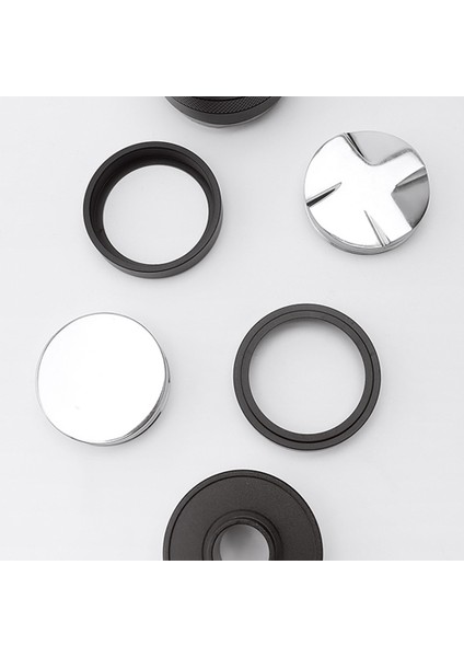 53MM Kahve Dağıtıcısı ve El Sabotajı, Ayarlanabilir Derinlik Espresso Dağıtıcı Portafilter Için Çift Kafa Kahve Dengeleyici (Yurt Dışından) modelleri