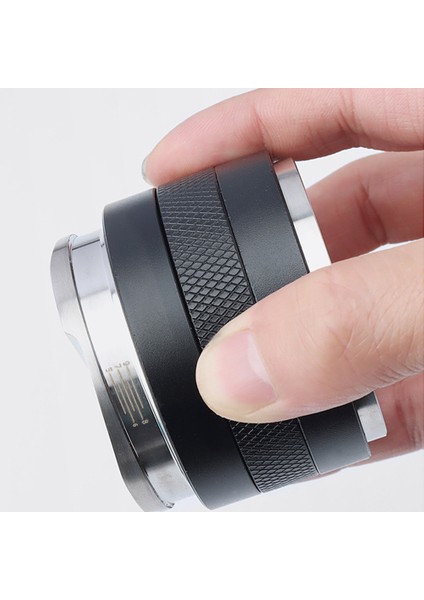 53MM Kahve Dağıtıcısı ve El Sabotajı, Ayarlanabilir Derinlik Espresso Dağıtıcı Portafilter Için Çift Kafa Kahve Dengeleyici (Yurt Dışından) fırsatları