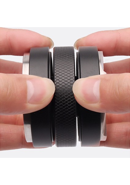 53MM Kahve Dağıtıcısı ve El Sabotajı, Ayarlanabilir Derinlik Espresso Dağıtıcı Portafilter Için Çift Kafa Kahve Dengeleyici (Yurt Dışından) indirimleri