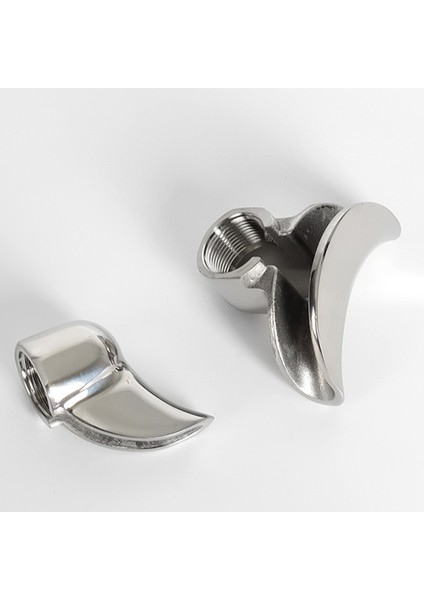 Yarı Otomatik Kahve Makinesi Kolu Yönlendirici Nozul Paslanmaz Çelik Tahliye Nozulu Yönlendirme Nozulu 58MM, Çift (Yurt Dışından) indirimleri