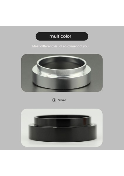 Alüminyum Idr Akıllı Dozaj Halkası Bira Kase Kahve Tozu Espresso Barista Aracı 51 mm Barista Huni A (Yurt Dışından) modelleri