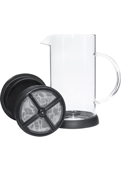 1l Kahve Makinesi Moka Pot Moka Cafeteira Latte Soba Çay Makinesi Klasik Barista Kahve Aksesuarları, Siyah Kapak (Yurt Dışından)