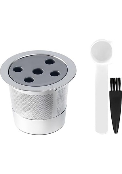 K- Plus Kahve Makinesi Çevrim Dolumuna Uygun, Paslanmaz Çelik Filtre Kabı K Bardak (5 Delikli) Kullanın (Yurt Dışından)