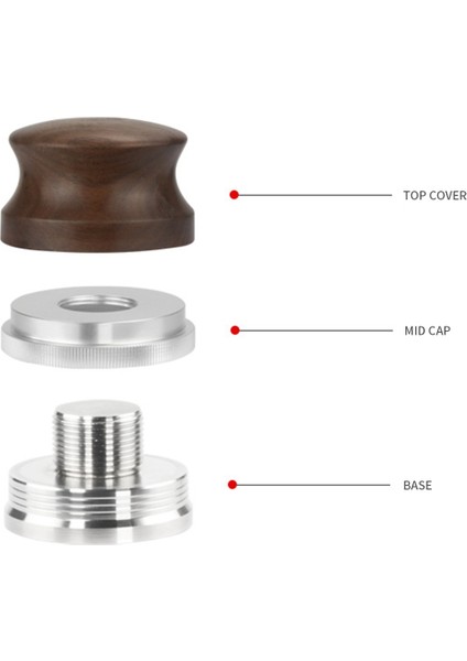 58 mm Kahve Dağıtıcı Eşitleyici Aracı Mutfak Macaron Kahve Sabotaj Kahve Çekirdeği Pres Aracı Kahve Tozu Çekiç, B1 (Yurt Dışından) modelleri