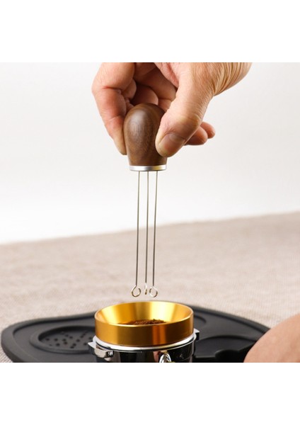 Masif Ahşap Saplı Iğne Kahve Sabotajı, Kahve Sabotaj Dağıtıcısı, Kahve Tozu Dağıtıcı Dengeleyici Aracı, A (Yurt Dışından) fiyatları