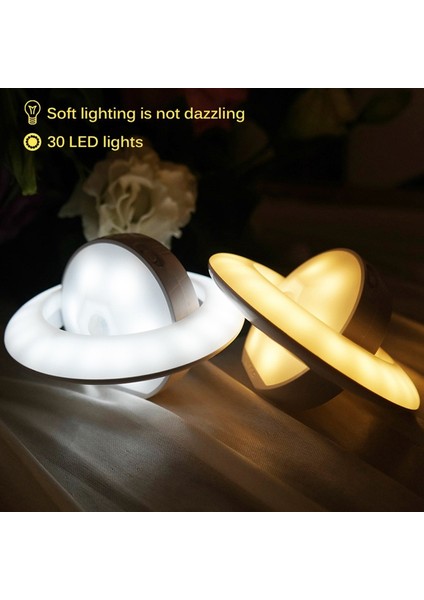 LED Dolap Altı Işığı Sensörlü Dolap Işığı Evrensel LED Mutfak Dolabı Dolap Için Gece Lambası (Beyaz Işık) (Yurt Dışından)