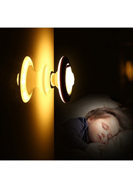 LED Dolap Altı Işığı Sensörlü Dolap Işığı Evrensel LED Mutfak Dolabı Dolap Için Gece Lambası (Beyaz Işık) (Yurt Dışından)