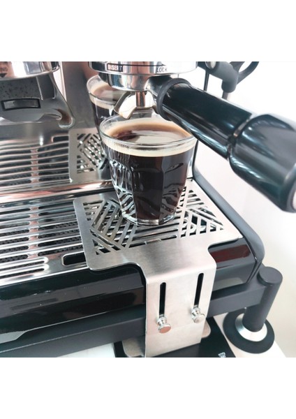 Espresso Makinesi Için Çelik Kahve Tartı Standı Elektronik Terazi Rafı Su Geçirmez Terazi Çubuk Koruma Rafı (C) (Yurt Dışından)