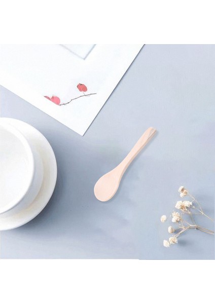 100 Adet Mini Doğa Ahşap Ev Mutfak Yemek Kaşıkları Aracı Tuz Baharat Bal Kahve Kaşıkları (Yurt Dışından) fiyatları