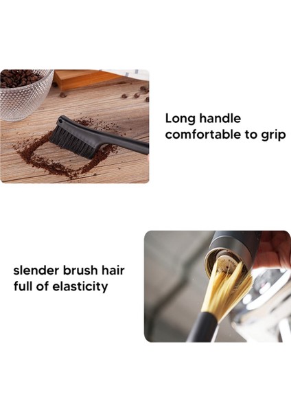 2 Paket Kahve Makinesi Temizleme Fırçası, Çıkarılabilir Çift Toz Alma Espresso Öğütücü Fırça Aksesuarları (Yurt Dışından) indirimleri